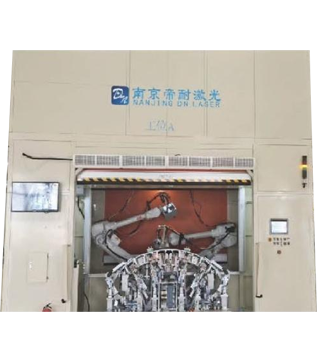 Bumper laser cutting and welding integrated machine