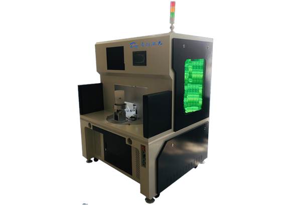 Cylindrical plastic laser welding machine